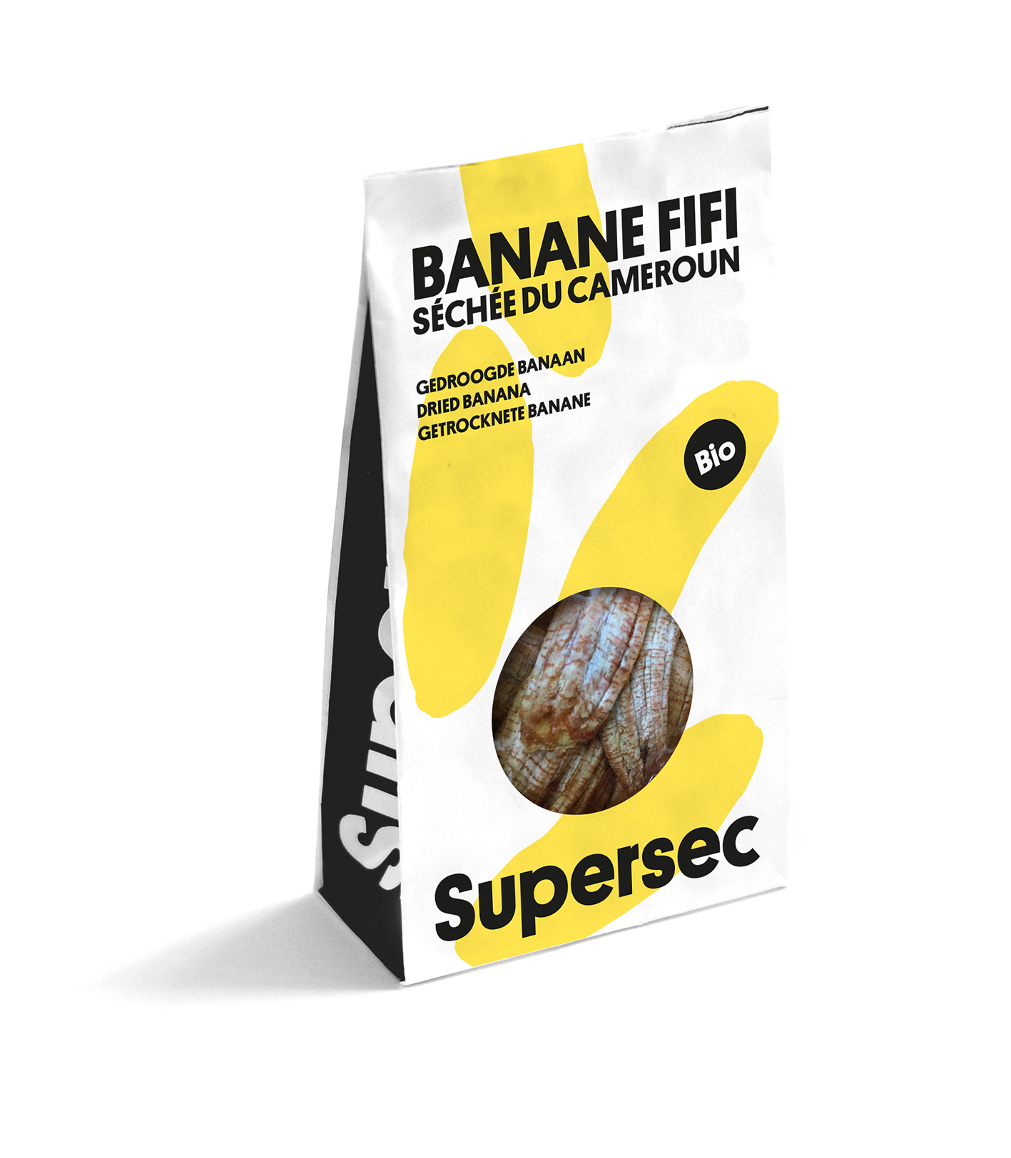 Poche de Dry Fruits Banane bio séchée de Supersec
