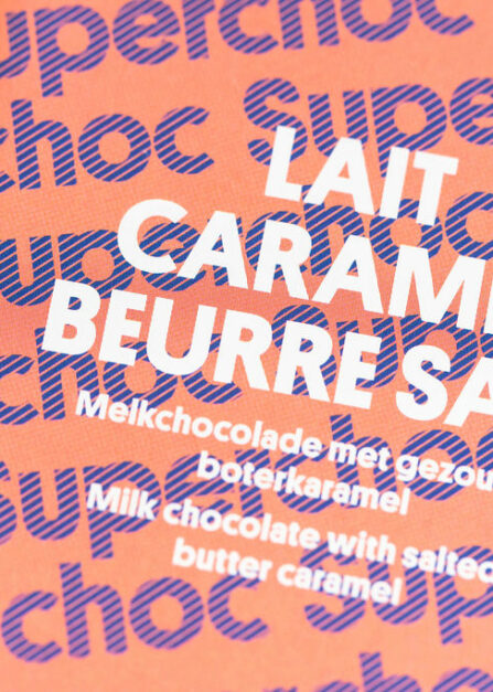 Chocolat au lait belge au caramel beurre salé, bio et équitable