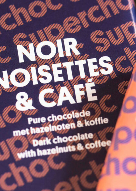 Chocolat noir belge noisettes et café, bio et équitable
