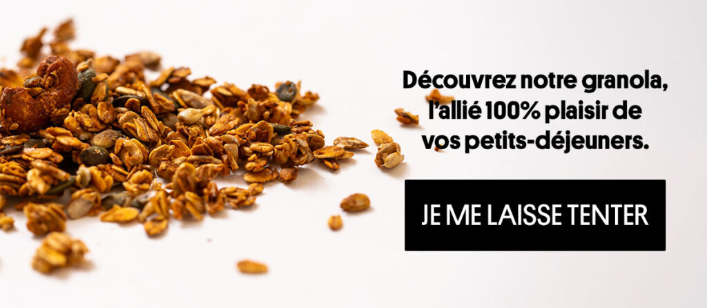 Granola et granola choco-coco Supersec issu de l'agriculture biologique.
